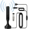 Mocna antena aktywna 4k z wzmacniaczem dvbt2 tv mux-8 lte pokojowa-5907451379653