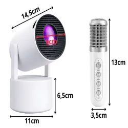 Projektor rzutnik Android Smart TV led wifi głośnik+mikrofon bluetooth-5907451385326