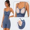 Kombinezon sportowy S/M damski push up krótki modelujący elastyczny-5907451384671