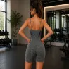 Kombinezon S/M sportowy damski push up fitness krótki modelujący-5907451384688