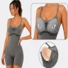 Kombinezon S/M sportowy damski push up fitness krótki modelujący-5907451384688
