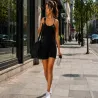 Kombinezon S/M sportowy damski push up fitness krótki modelujący-5907451384664
