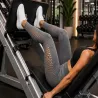 Legginsy damskie push up modelujące wysoki stan fitness szare L/XL-5907451384640
