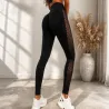 Legginsy damskie push up modelujące wysoki stan fitness czarne L/XL-5907451384626