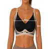 Biustonosz sportowy damski push up modelujący bezszwowy wkładki 2XL-5907451384527