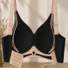 Biustonosz sportowy damski push up modelujący bezszwowy wkładki rozmiar l-5907451384534