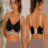 Biustonosz sportowy damski push up modelujący bezszwowy wkładki rozmiar l-5907451384534