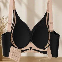 Biustonosz sportowy damski push up modelujący bezszwowy wkładki rozmiar m-5907451384541