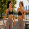 Biustonosz sportowy damski push up modelujący bezszwowy wkładki rozmiar m-5907451384541