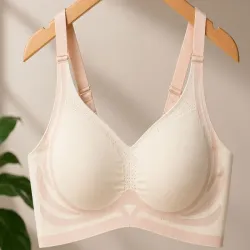 Biustonosz sportowy damski push up modelujący bezszwowy wkładki XXL-5907451384480