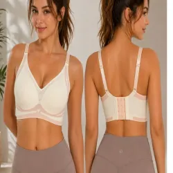Biustonosz sportowy damski push up modelujący bezszwowy wkładki roz XL-5907451384510