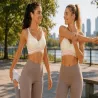 Biustonosz sportowy damski push up modelujący bezszwowy wkładki rozmiar m-5907451384503