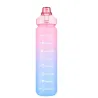 Bidon na wodę butelka motywacyjna 2000 ml ze słomką z miarką sport fitness-5907451381366