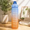 Bidon na wodę butelka motywacyjna 2000 ml ze słomką z miarką sport fitness-5907451381359