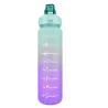 Bidon na wodę butelka motywacyjna 2000 ml ze słomką z miarką sport fitness-5907451381342