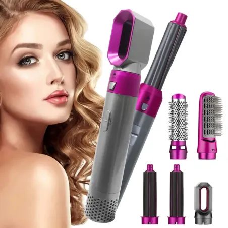 Suszarka 1000w prostownica lokówka zestaw do włosów 5w1 sieciowa-5907451335352