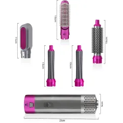 Suszarka 1000w prostownica lokówka zestaw do włosów 5w1 sieciowa-5907451335352