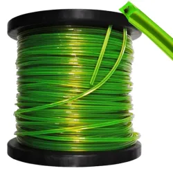 Żyłka z drutem tnąca zbrojona do kosy spalinowej czterokątna 2,4mm-5907451359150