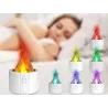 Nawilżacz powietrza usb dyfuzor z led rgb kominek mgiełka zapachowa-5907451390382