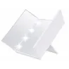 Lusterko składane z podstawką kosmetyczne do makijażu podświetlane led-5907451390580