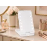 Lusterko kosmetyczne podświetlane led do makijażu składane podróżne-5907451390566