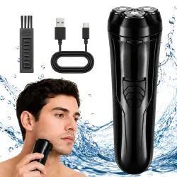Golarka elektryczna męska usb wodoodporna trymer na mokro i sucho-5907451383070