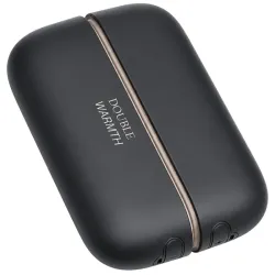 Magnetyczny ogrzewacz elektryczny do rąk dłoni 2w1 usb czarny kieszonkowy-5907451382233