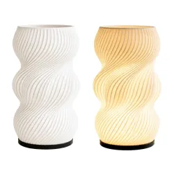 Lampka stołowa z wazonem na kwiaty dekoracyjna 2w1 led rgb pilot lampa-5907451390061