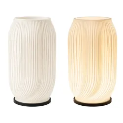 Lampka stołowa z wazonem na kwiaty dekoracyjna 2 w 1 led rgb pilot lampa-5907451390054