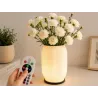 Lampka stołowa z wazonem na kwiaty dekoracyjna 2 w 1 led rgb pilot lampa-5907451390054