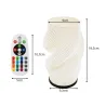 Lampka stołowa z wazonem na kwiaty dekoracyjna 2 w 1 led rgb pilot lampa-5907451390047