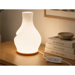 Lampa stołowa led wazon 2w1 dekoracyjna regulacja jasności 3 barwy wewnątrz-5907451390030