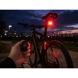 2x Lampa stroboskopowa led bezprzewodowa 7 kolorów światła pilot-5907451383001