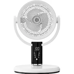 Wentylator wiatrak stojący cichy bezprzewodowy akumulatorowy usb + pilot-5907451389935