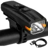 Lampka rowerowa przednia led mocna akumulatorowa do roweru 5 trybów-5907451383469