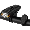 Lampka rowerowa przednia led mocna akumulatorowa do roweru pilot klakson-5907451383476