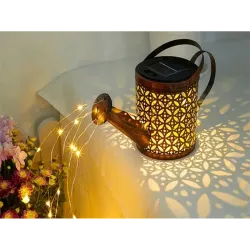 Lampion solarny ozdobny led konewka ogrodowa girlanda czujnik lampa-5907451379530
