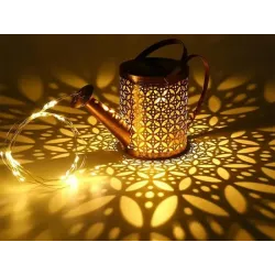 Lampion solarny ozdobny led konewka ogrodowa girlanda czujnik lampa-5907451379530
