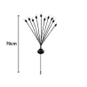 Lampki ogrodowe solarne kuleczki 2 sztuki po 8 lampek led długie 70cm-5907451379417