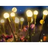 Lampki ogrodowe solarne kuleczki 2 sztuki po 6 lampek led długie 70cm-5907451379400