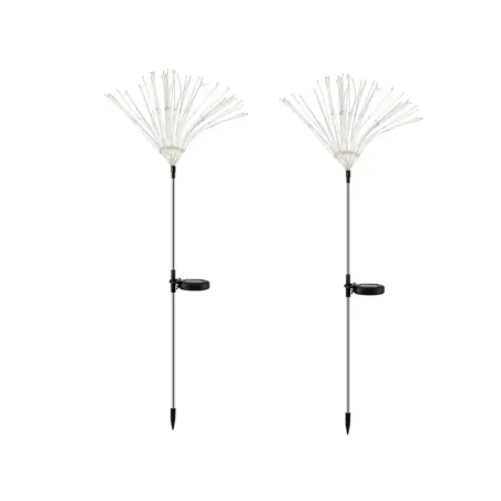 2x Lampa solarna ogrodowa led dmuchawiec ciepły fajerwerk do ogrodu-5907451379363