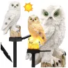 Lampa solarna led sowa ogrodowa duża lampka dekoracja do ogrodu-5907451379301