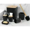 Zestaw łazienkowy szczotka do łazienki wc dozownik na mydło kosz-5907451390665