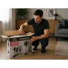 Wentylator stojący wiatrak podłogowy regulacja oscylacja mocny cichy czarny-5907451390245