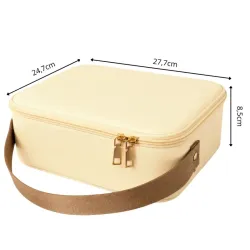 Kosmetyczka kuferek z lustrem podświetlenie led podróżna na kosmetyki etui-5907451382905