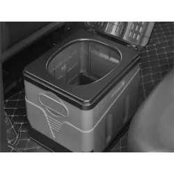 Toaleta turystyczna przenośna kempingowa składana mobilne wc namiot działkę-5907451380093