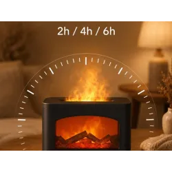 Nawilżacz powietrza kominek led dyfuzor aromaterapia usb efekt płomienia-5907451383100