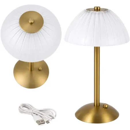 Lampka nocna led stołowa bezprzewodowa do sypialni usb 3 barwy światła-5907451382974