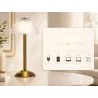 Lampka nocna led stołowa bezprzewodowa do sypialni usb 3 barwy światła-5907451382974