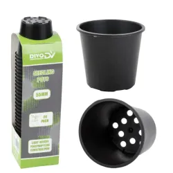 Doniczki do sadzonek 55mm 30 sztuk produkcyjne do rozsady kiełkowania-5907451389126